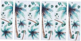 BESPORTBLE 6 Folhas Adesivo De Parede Adesivos De Planta Decoração De Casa Luz De Parede Decorações De Casa Para Casa Família Artes De Parede Decalque De Parede Pvc Papel De Parede Plantas