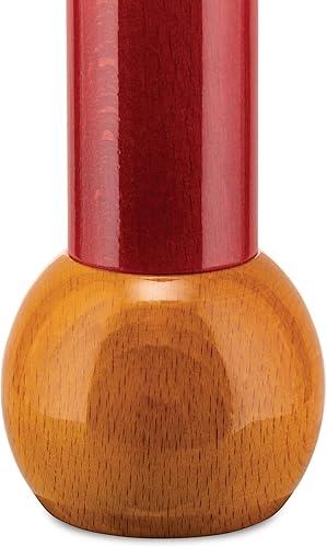 Miniatura 2 de Alessi  Molino de pimienta de madera de diseño, rojo
