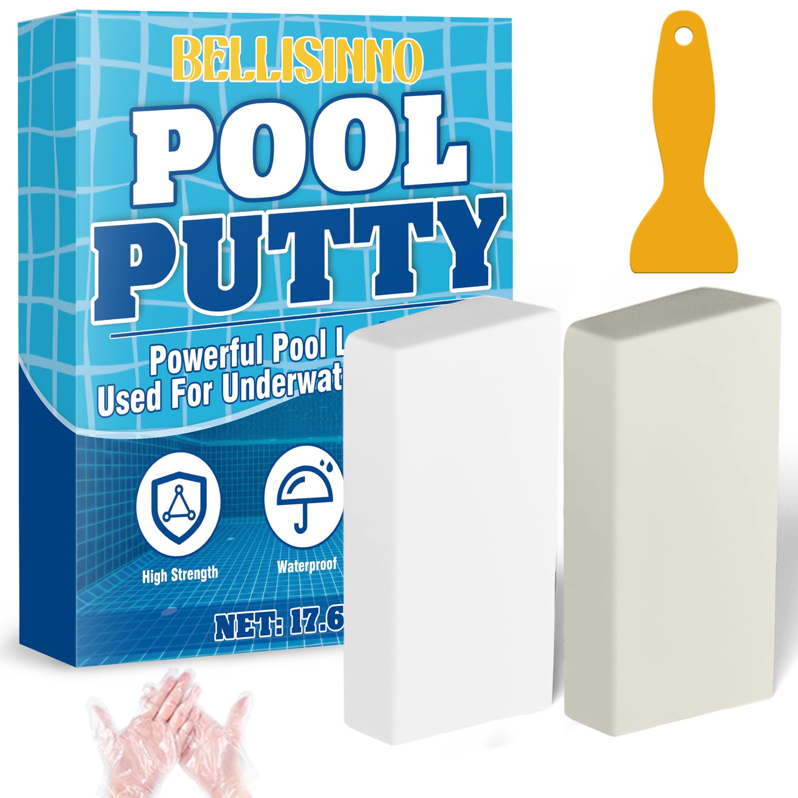 Bellisinno 17.6 oz Pool Epoxy Putty