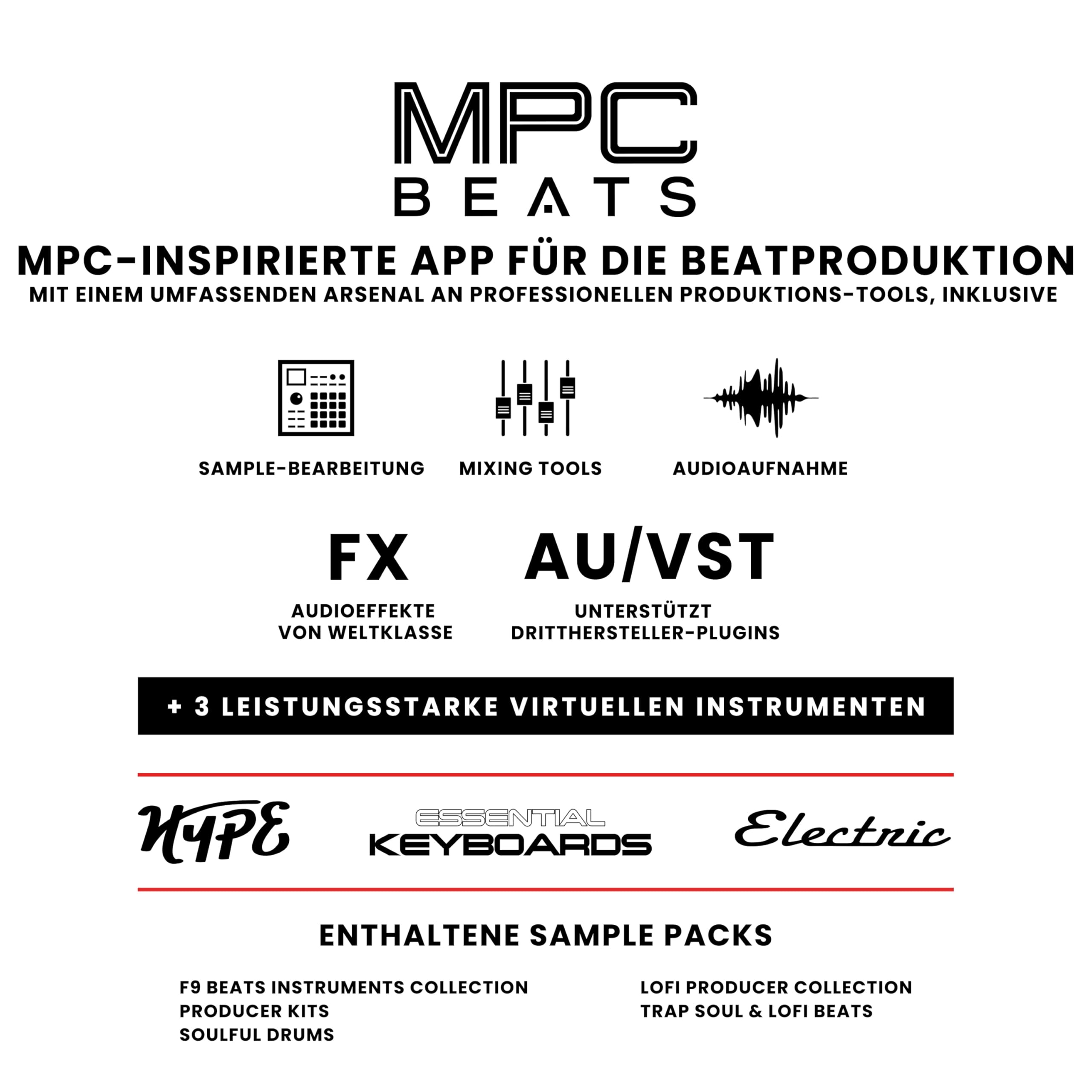 Akai Professional MPK Mini MK3 25-Tasten USB MIDI Keyboard Controller, 8 Hintergrundbeleuchtete Drum Pads, 8 Regler, Musikproduktion-Software und Native Instruments Sound Package (NKS Integration)