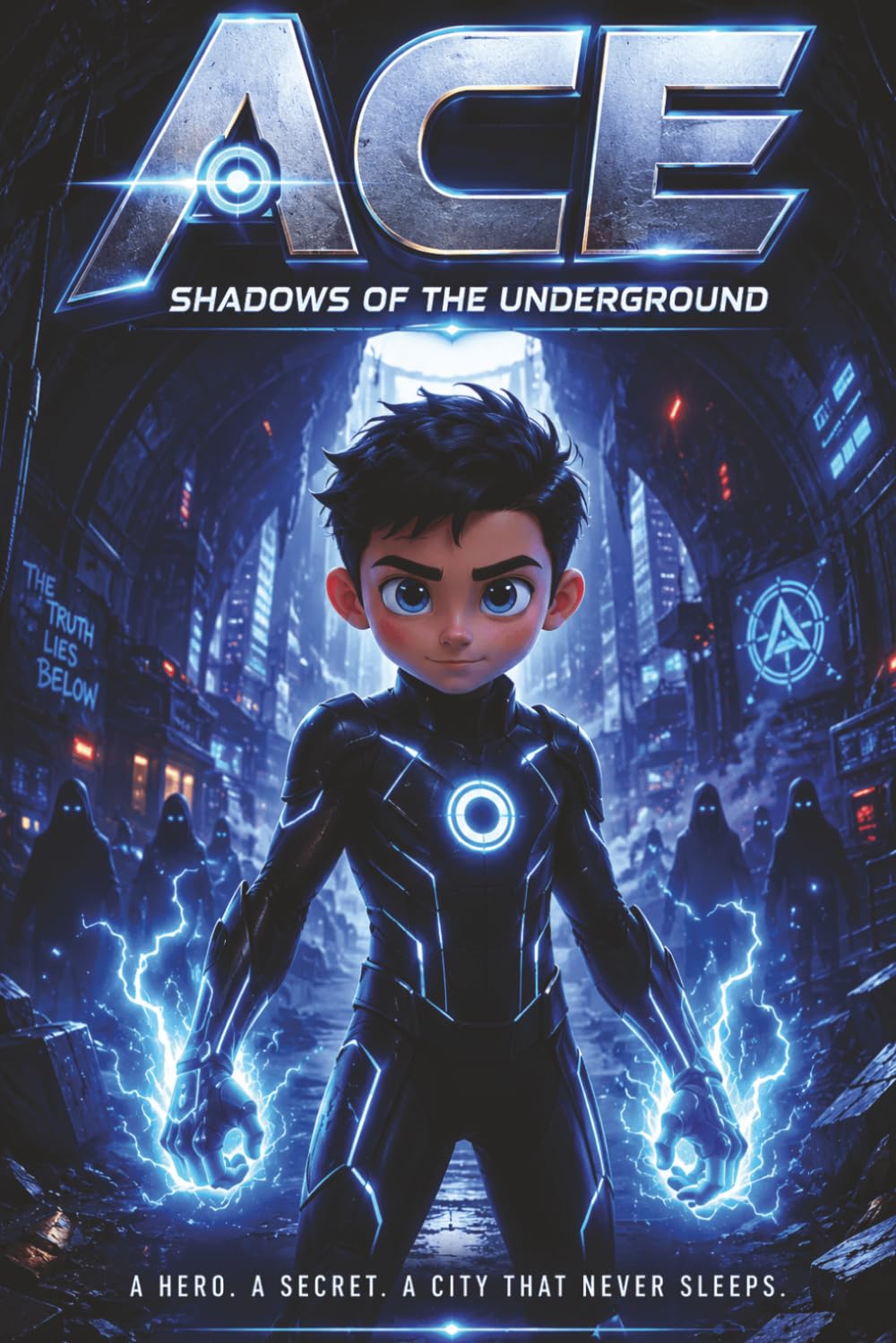 Ace - Shadows Of The Underground: A Futuristic Superhero Adventure for Kids Ages 4–10