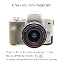 FotoZ 49mm 10x Professional Macro Conversion Lens, Super Macro Lens, 10x Magnification, Manual Focus, Canon EF-M Mount, Glass with Multi-Coating gallery image