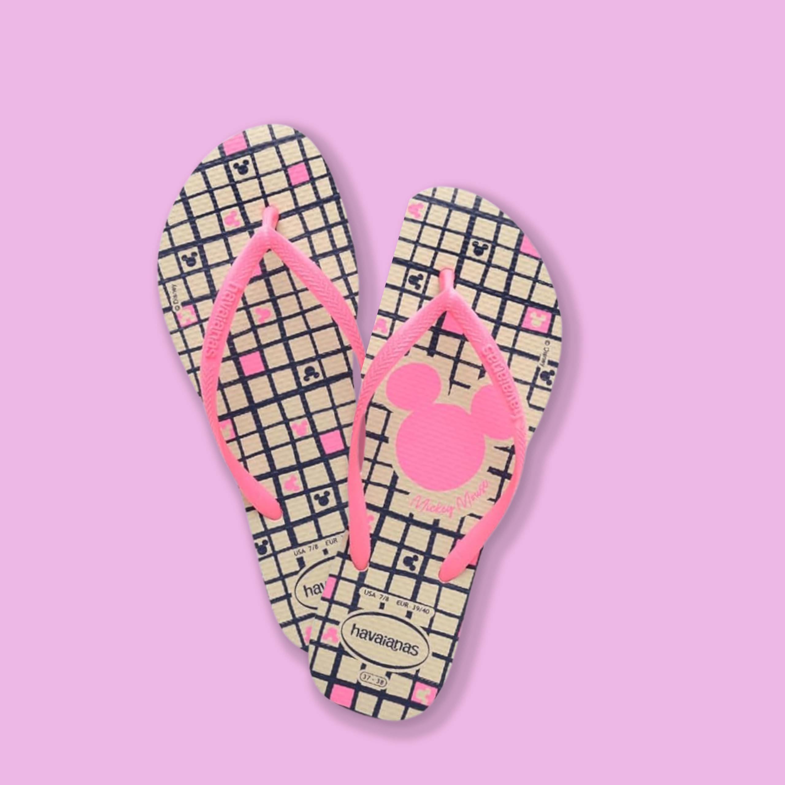 Havaianas - Slim Disney Stylish, Infradito Comode, Leggere E Alla Moda, Con Disegni Disney, Cinghie Sottili E Suola Antiscivolo, Donna