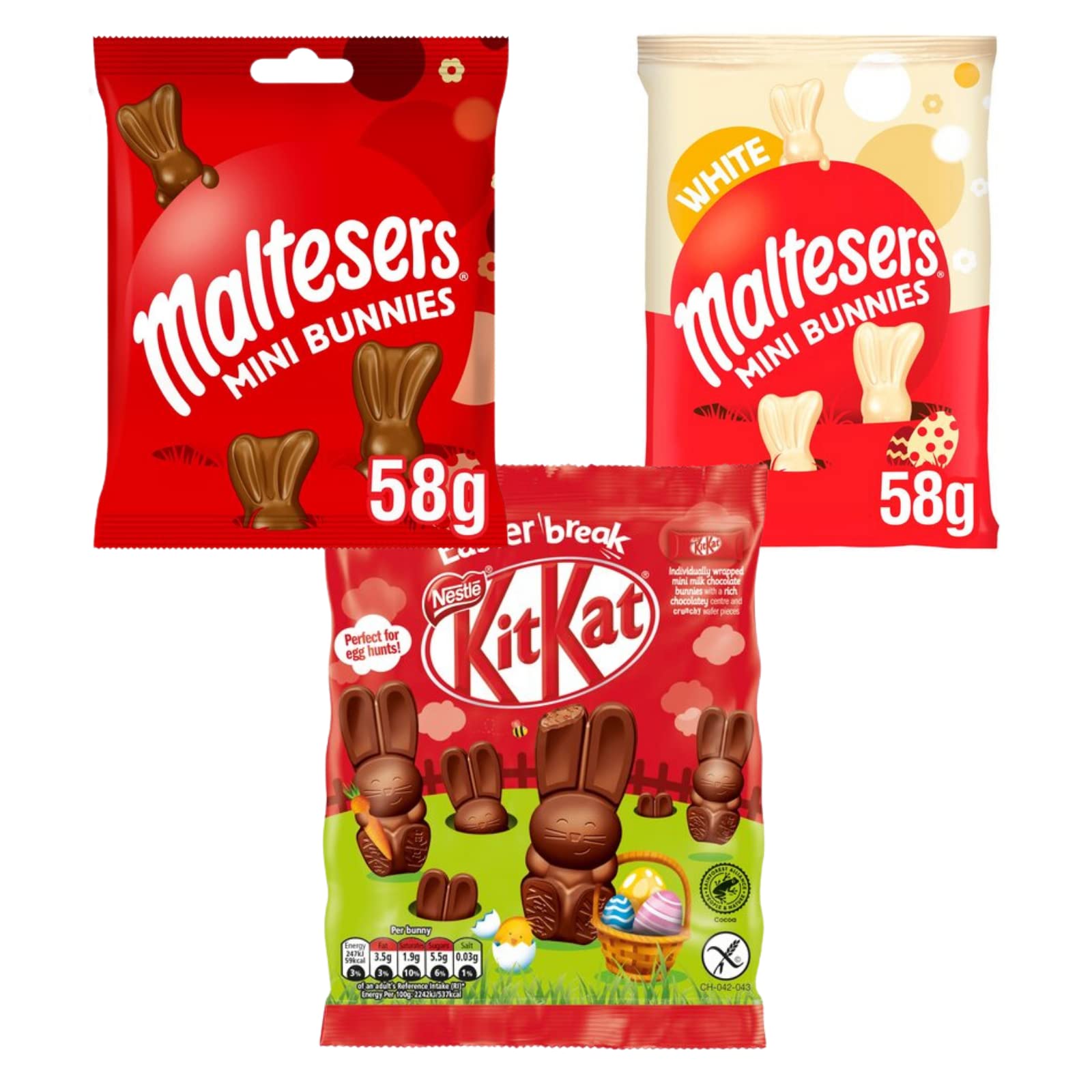 Buy Easter Chocolate Bunnies Bundle Maltesers Chocolate Mini Bunnies