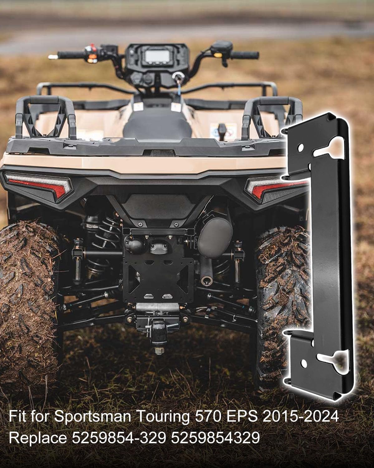 ATV Pivot Bracket Rack Fit for Sportsman Touring 570 EPS 2015-2024 Replace 5259854-329 5259854329