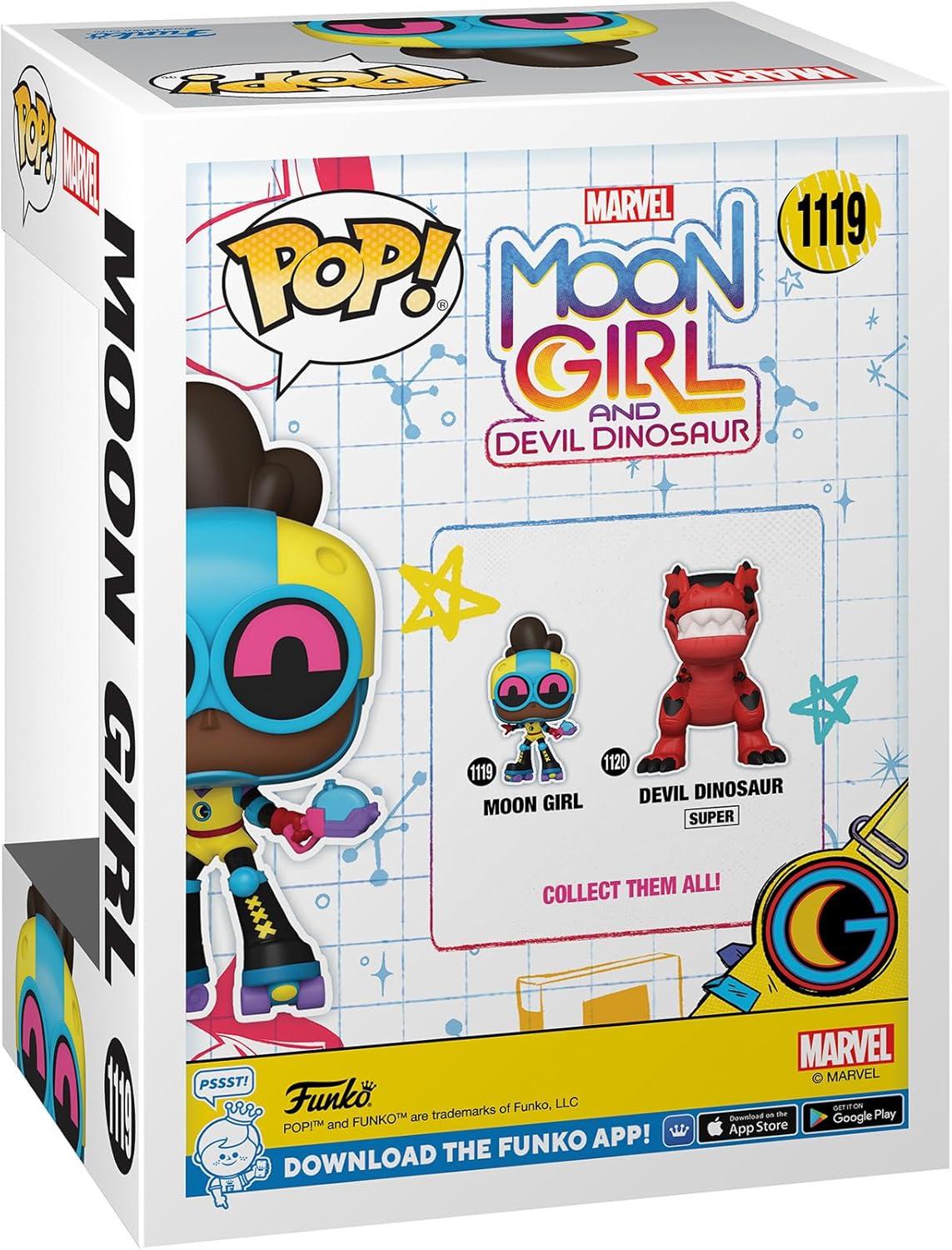 Funko Pop! Marvel: Marvel's Moon Girl and Devil Dinosaur - Moon Girl