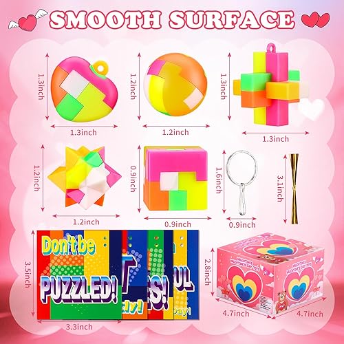 Miniatura 3 de 30 piezas de rompecabezas de cerebro llavero recuerdos de fiesta para niños, mini rompecabezas 3D a granel para bolsas de regalos, premios