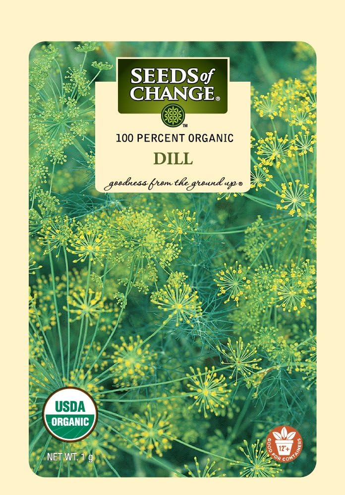 Seeds of Change 6069 Dill, 5.5 x 0.01 x 3.5, Green
