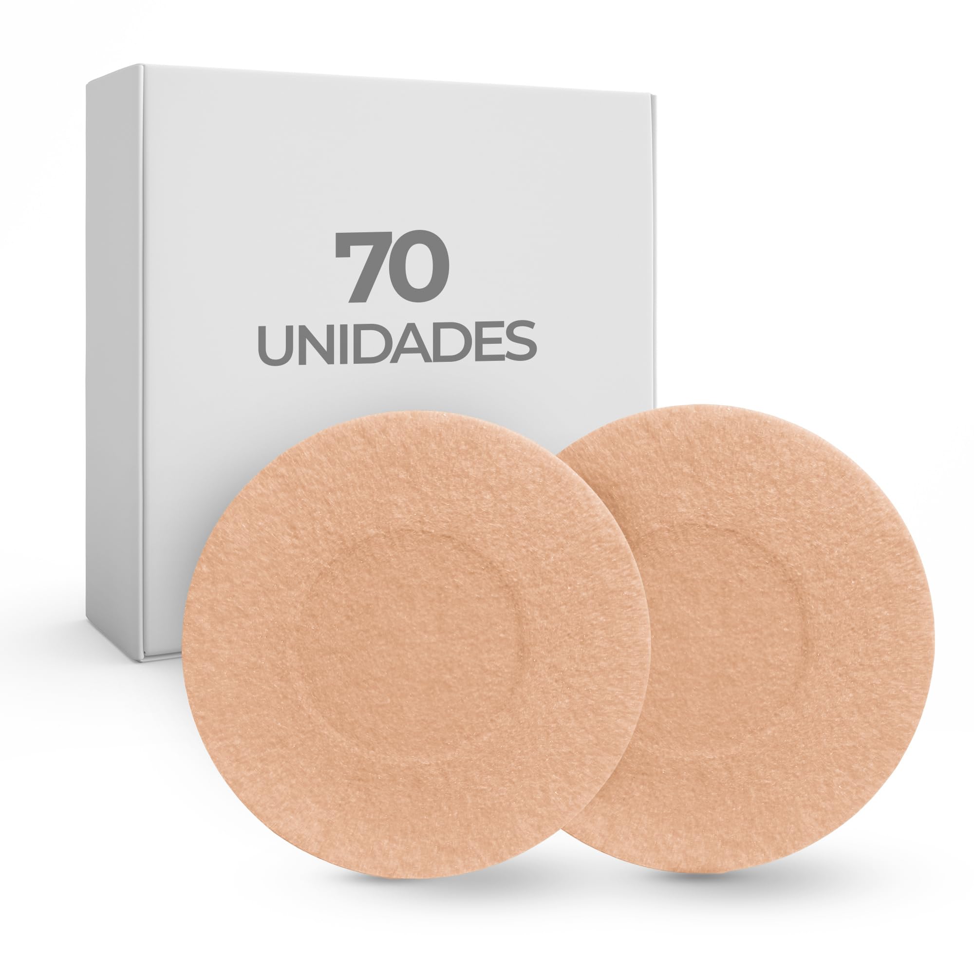 Pezoneras Adhesivas Invisibles 6cm Ø Fijación Extra Natural Resistente al Sudor