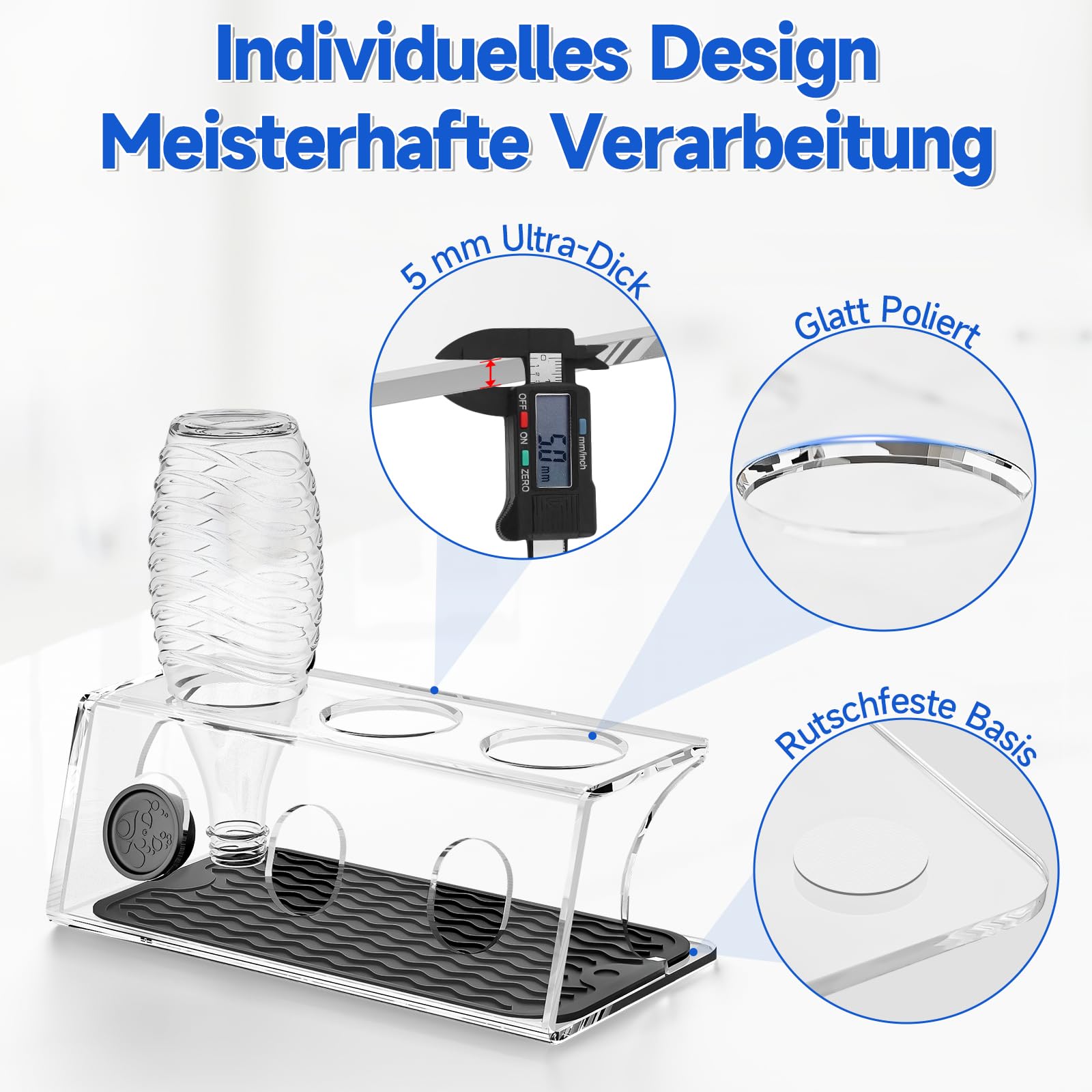 Portabottiglie per Sodastream Bottiglie, Scolapiatti
