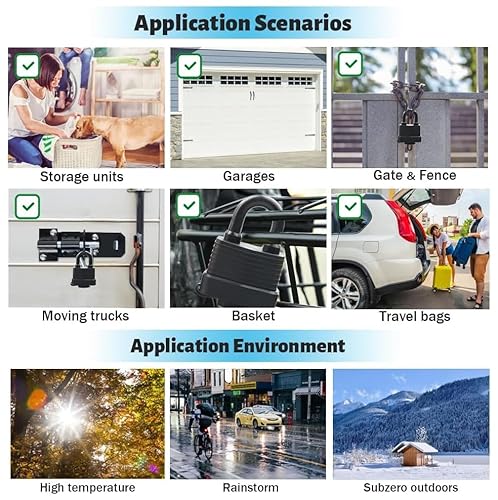 Edelstahl Riegelschloss Haspe＆Vorhängeschloss mit Schrauben, Sicherheits Vorrichtung für Gartentor Türriegel, 4 Zoll Schloss Vorrichtung Überfalle, Schuppenschloss für Garten, Schlafzimmer Tür Schrank