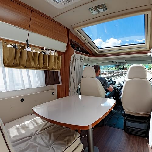 Miniatura 5 de Berlune 2 bolsillos para zapatos de caravana, organizador de almacenamiento de zapatos de 44.1 pulgadas, bolsillos colgantes para zapatos, bolsillos