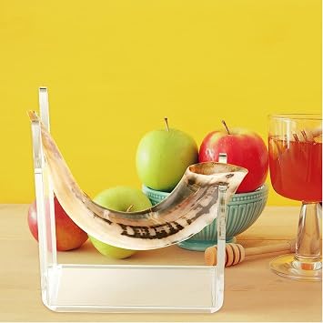 Acrylic Stand For Shofar Clear Shofar Stand Swords Holder Sturdy Shofar Horn Stand For Yemenite Shofars Swords Christmas Horn Display Stand Secure Support Structure