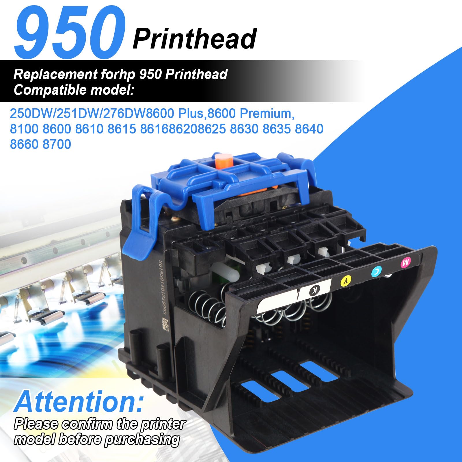 Hp 951 Ink Cartridges Replacement Printhead For HP Officejet Pro 8600 ...