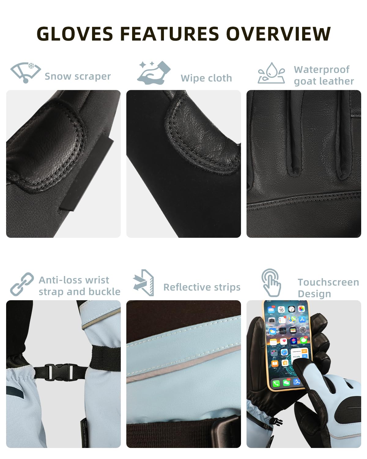 Verwarmde Handschoenen | Ultra dun en soepel | Tot 8 uur verwarming | Unisex | XL