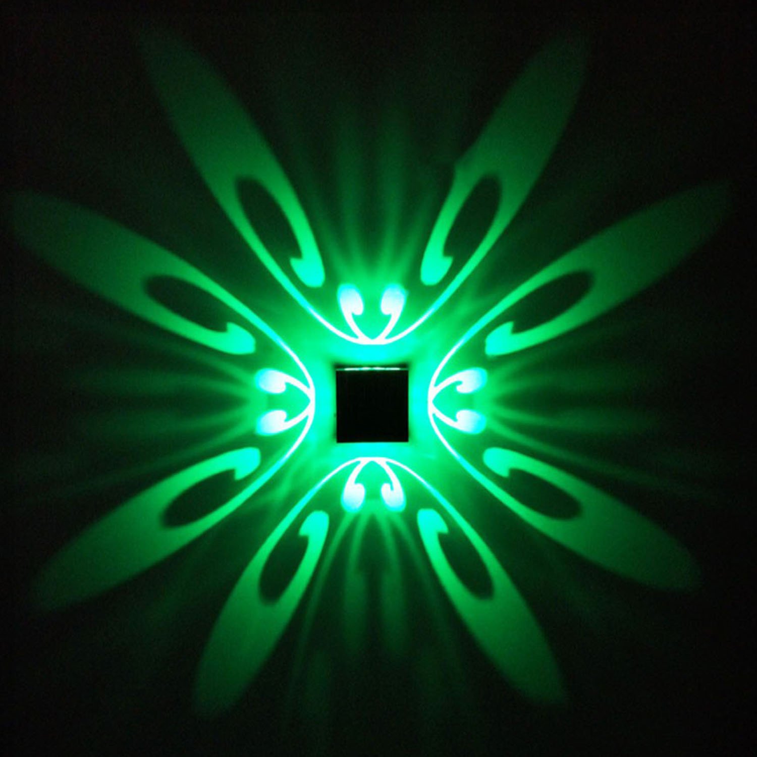 uksunvi3W Wall Ligh Modern Aluminum Lamp Creative Indoor Lights for Home Energy-Saving Light Light Led Wall Decor Lamp (Green Light)