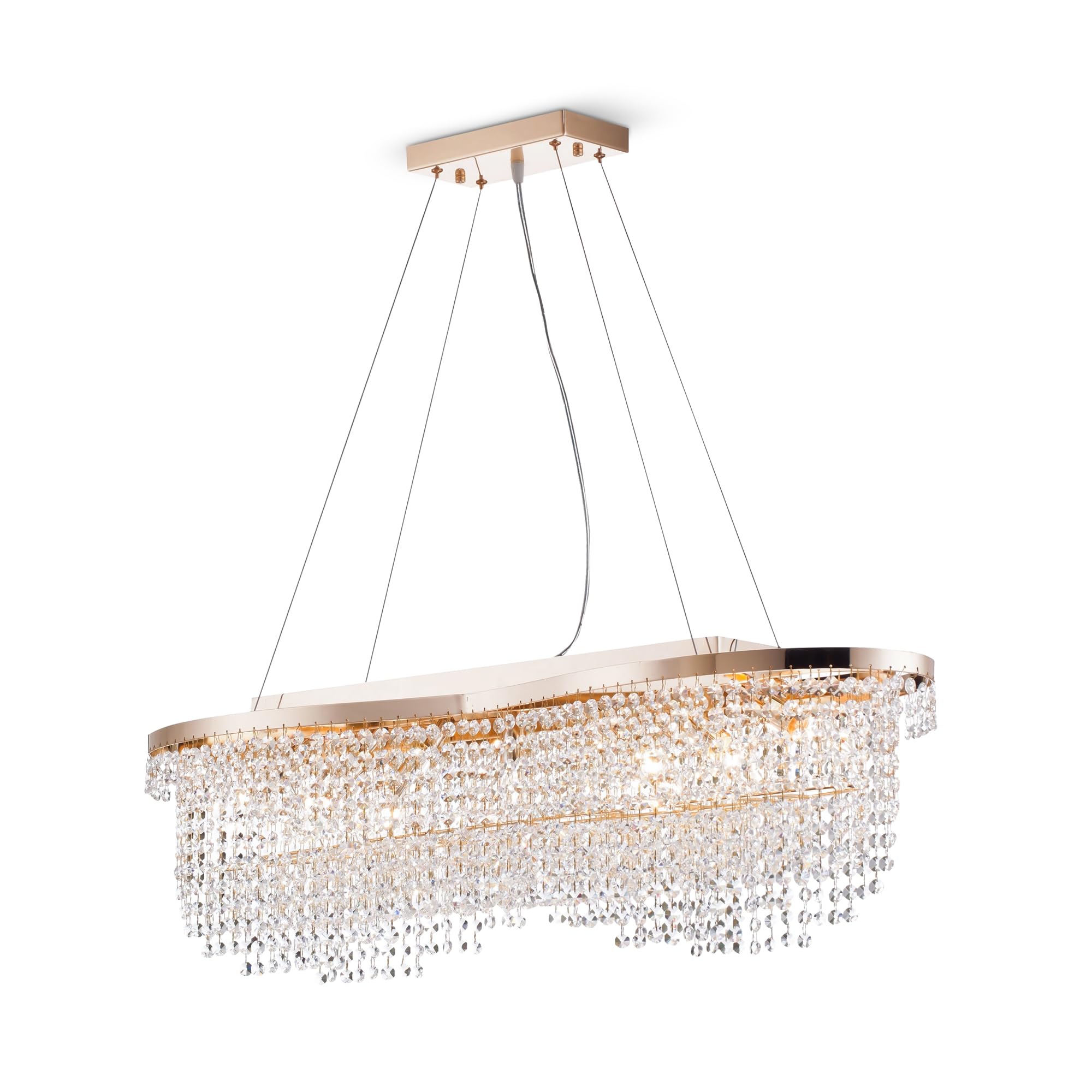 MAYTONI DECORATIVE LIGHTING Moderne Kronleuchter 7xE14 Metall Gold 60W