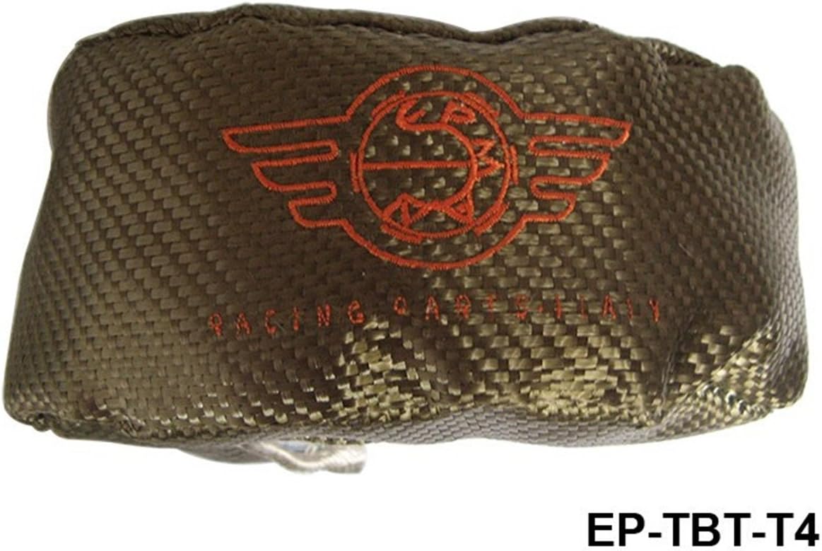 Racing Titanium T4 Turbo Charger Cover Turbo Blanket Heat Shield Cover