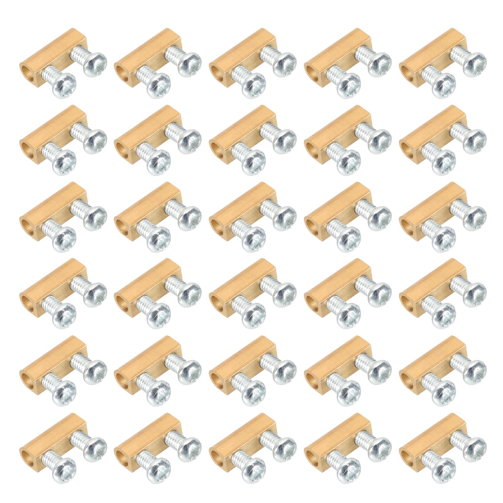 PATIKIL 15.2x5.3x6.3mm Wire Connectors Nut Terminal