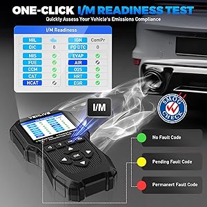 VEHLIVE OBD2 Scanner Diagnostic Tool, Check Engine Light Car Code Reader with Reset, Battery Tester, Live Data, Freeze Frame, I/M Readiness, Car Scanner Diagnostic Tool for All OBDII Car After 1996