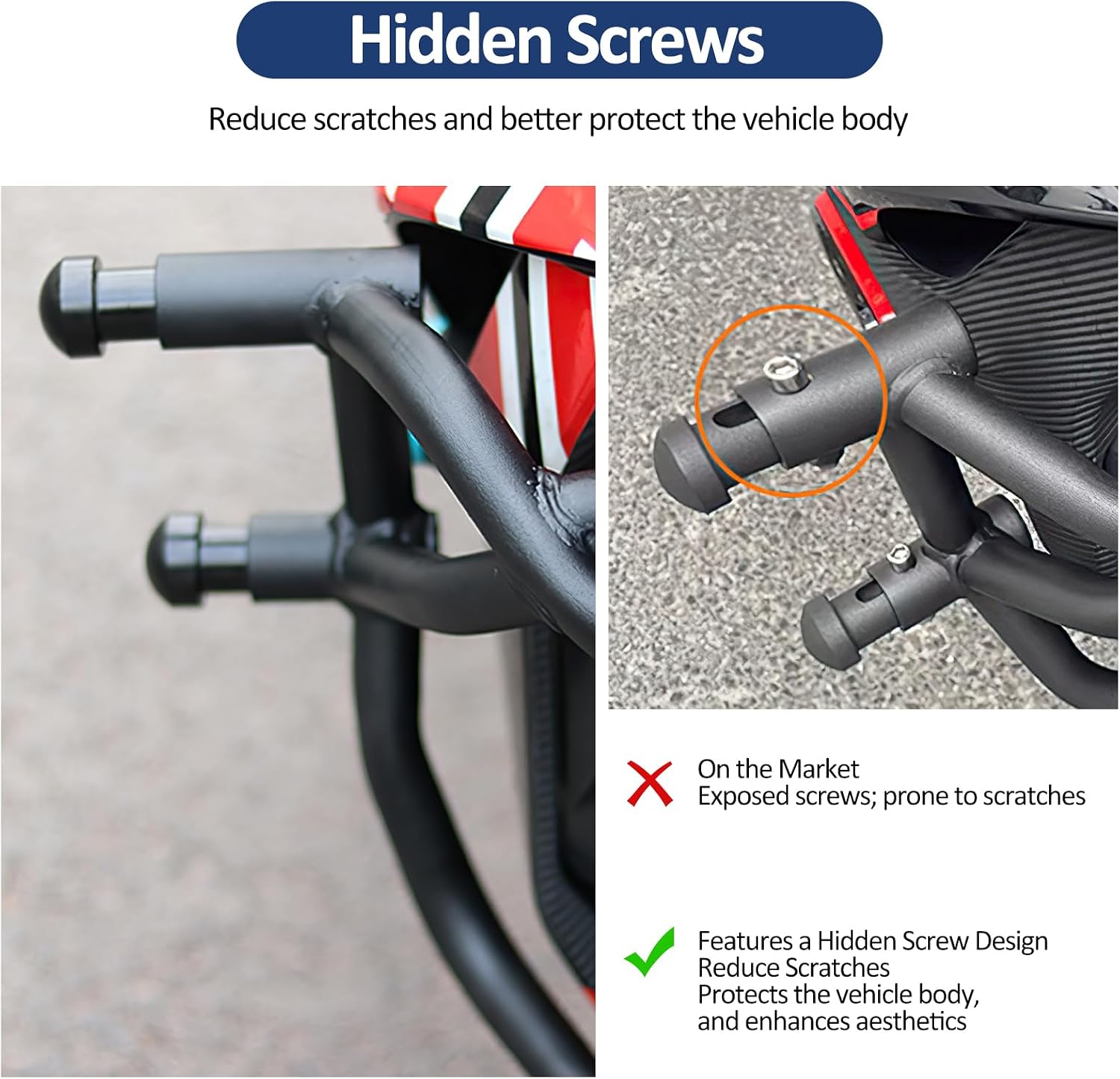 Highway Crash Bars Engine Guard Compatible with CFMOTO 450SR 450SS 450SRS 450NK 2024 2025