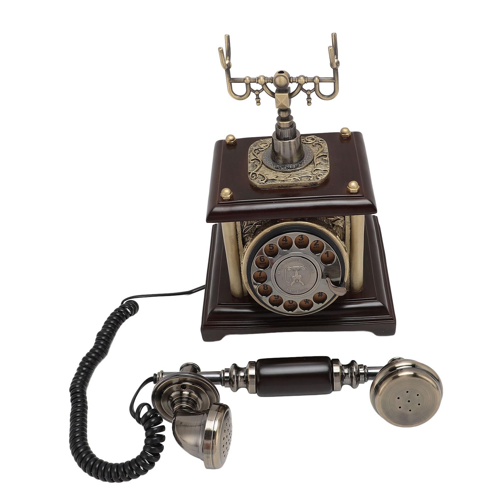 Denash Antike Elegante Dekorative Retro -Festnetzheline für Home Hotel Flur Vintage Telefon für DTMF -System