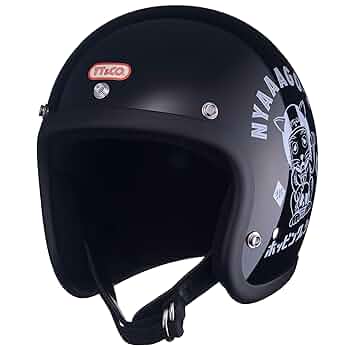 Amazon.co.jp: TT&CO. バイク ヘルメット ジェットヘルメット