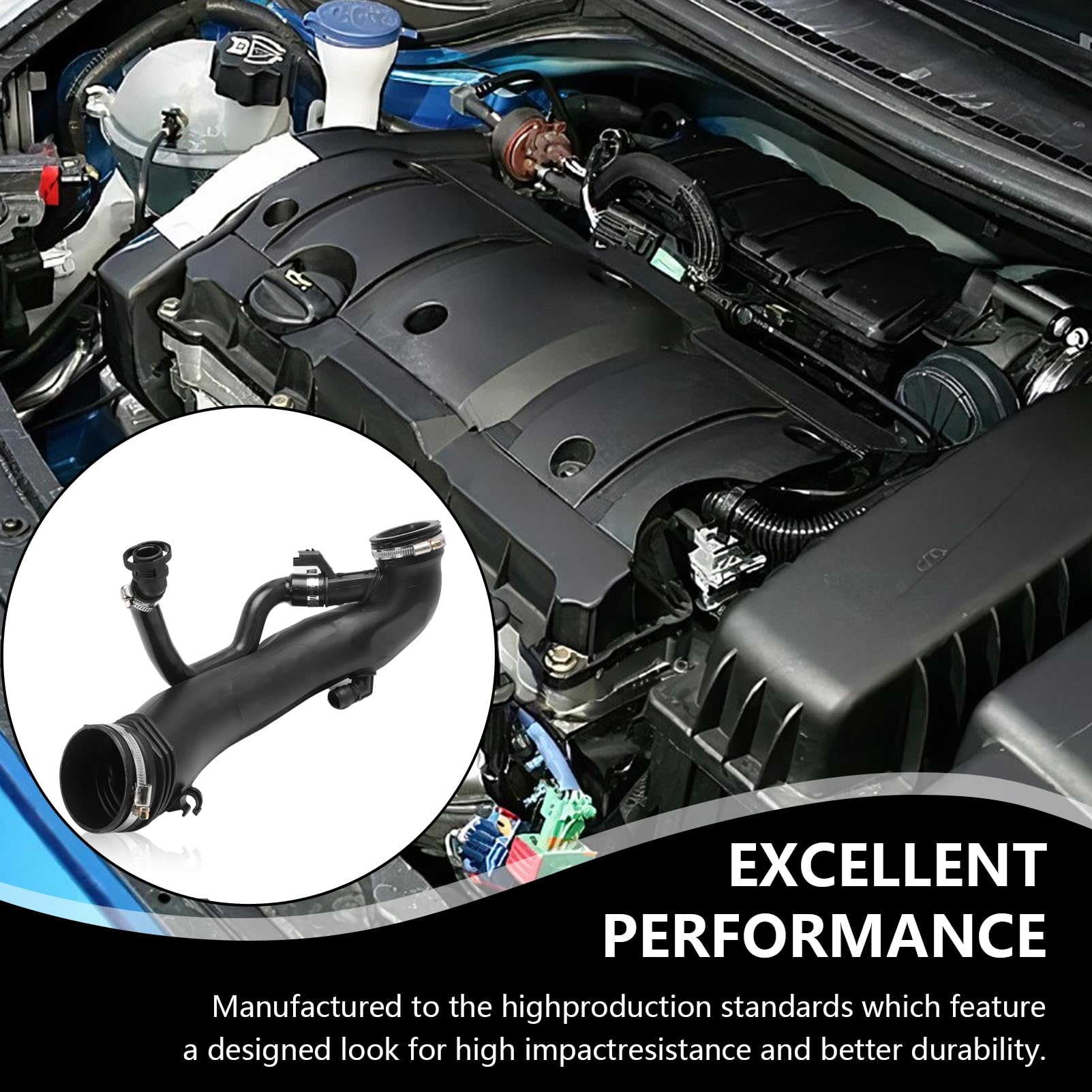 1440Q6 Tuyau admission d'air 9811909980 pour Peugeot 207 207CC 308 508 3008 5008 Citroen C4 C5 DS3 DS4 DS5 Tuyau Turbo D'Admission Durite Admission Air