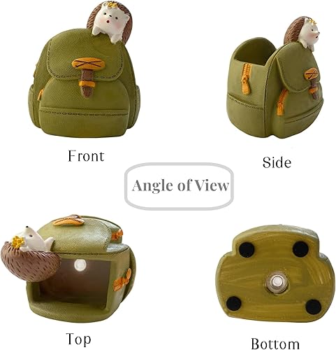 Miniatura 2 de Lindo soporte para lápices de bolígrafo pequeño, de resina kawaii, gato, perro, dinosaurio, conejo, animal, clip de papel, cepillo de dientes, mini