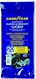 Goodyear Salviette Pulizia Auto Interni, per Plastiche e Cruscotti Lucido