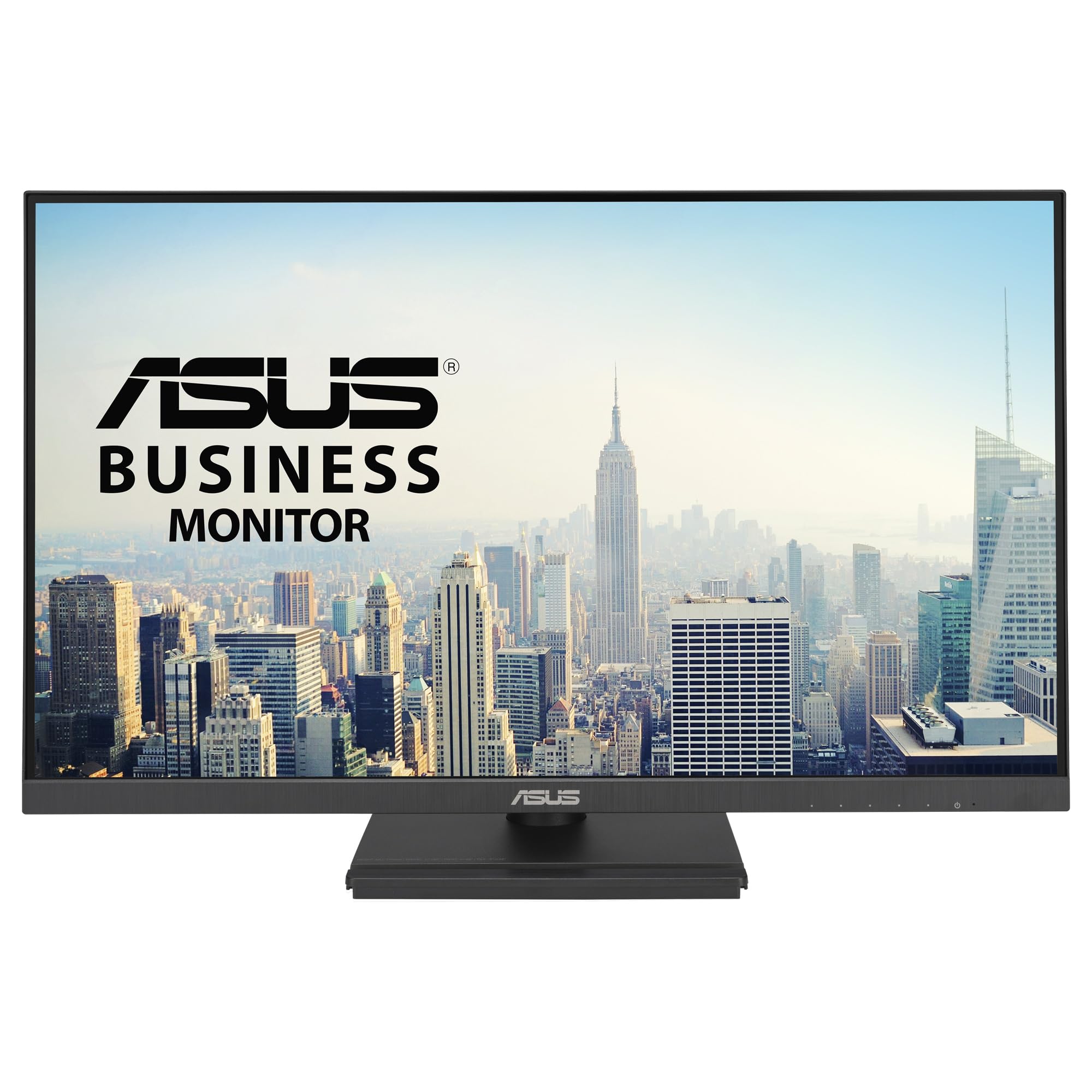 ASUS VA27DQFS Monitor profesional de 27 Pulgadas, IPS, Full HD, sin marco, 100 Hz, Adaptive-Sync, MPRT de 1 ms, HDMI, DisplayPort, VGA, luz azul baja, antiparpadeo, diseño ergonómico, montaje en pared