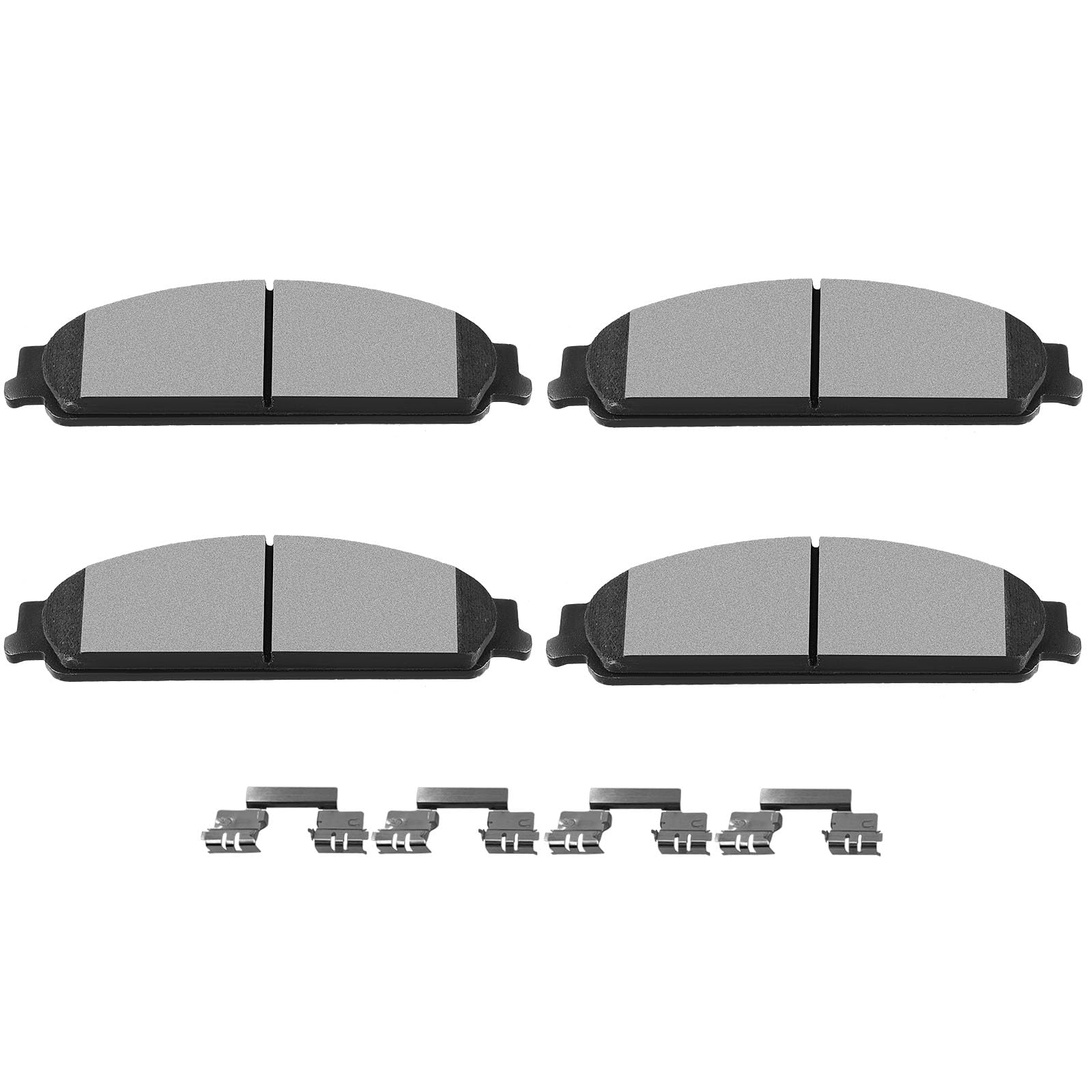 SCITOO Disc Brake Pads Kits D1070-7975 Semi Metallic Front Brake Pads Set Fit For Ford For Five Hundred 2005-2007,For Ford For Freestyle 2005-2007,For Ford For Taurus 2008-2009 | For Ford 2005-2009,For Mercury 2005-2009