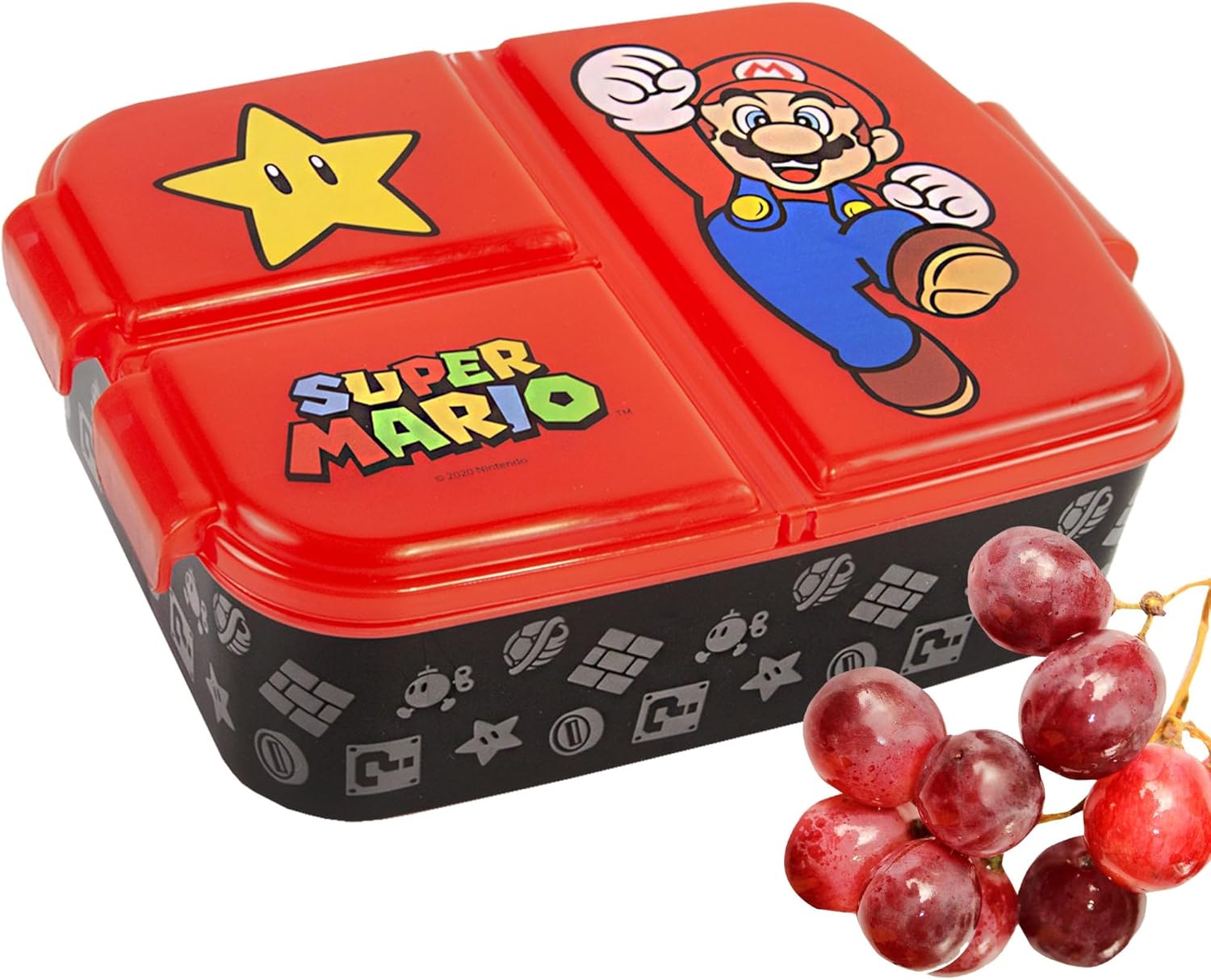 Super Mario Nintendo Kids Lunch Box Set Yoshi Food Bag BPA Free Water Bottle Snack Pot School Lunch Containers
