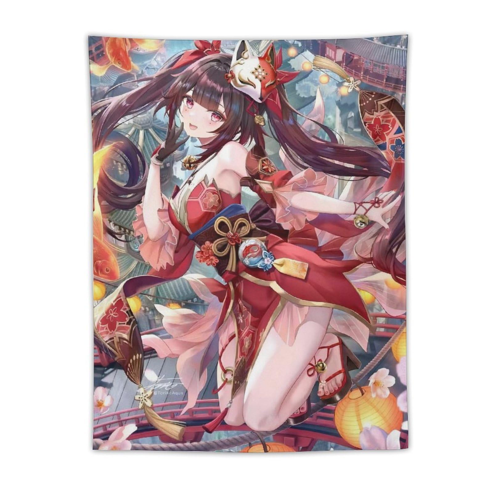 スターレイル-花火-和風キャラクターB2タペストリー Amazon.co.jp: 崩壊スターレイル 花火 はなび タペストリー 壁掛け