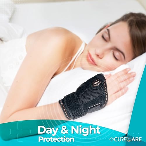 Miniatura 6 de Nueva Férula de Pulgar Actualizada para Mujeres y Hombres, Férula de Pulgar Reversible para el Síndrome del Pulgar Gatillo para Soporte Diurno y