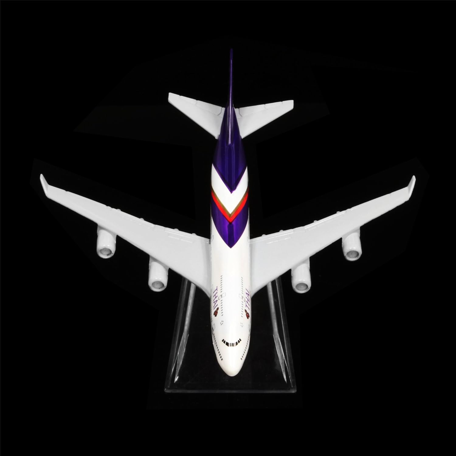 24-Hours Thailand Airways International Boeing 747 Alloy Metal Model Plane Birthday Gift Plane Models