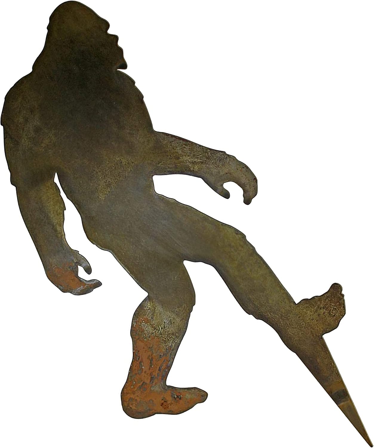 Bigfoot Walking Spike (Lawn Spike) - Lawn and Garden Ornament - Bigfoot/Sasquatch/Yeti Gift - Cold Rolled Steel - Made and Manufactured in USA