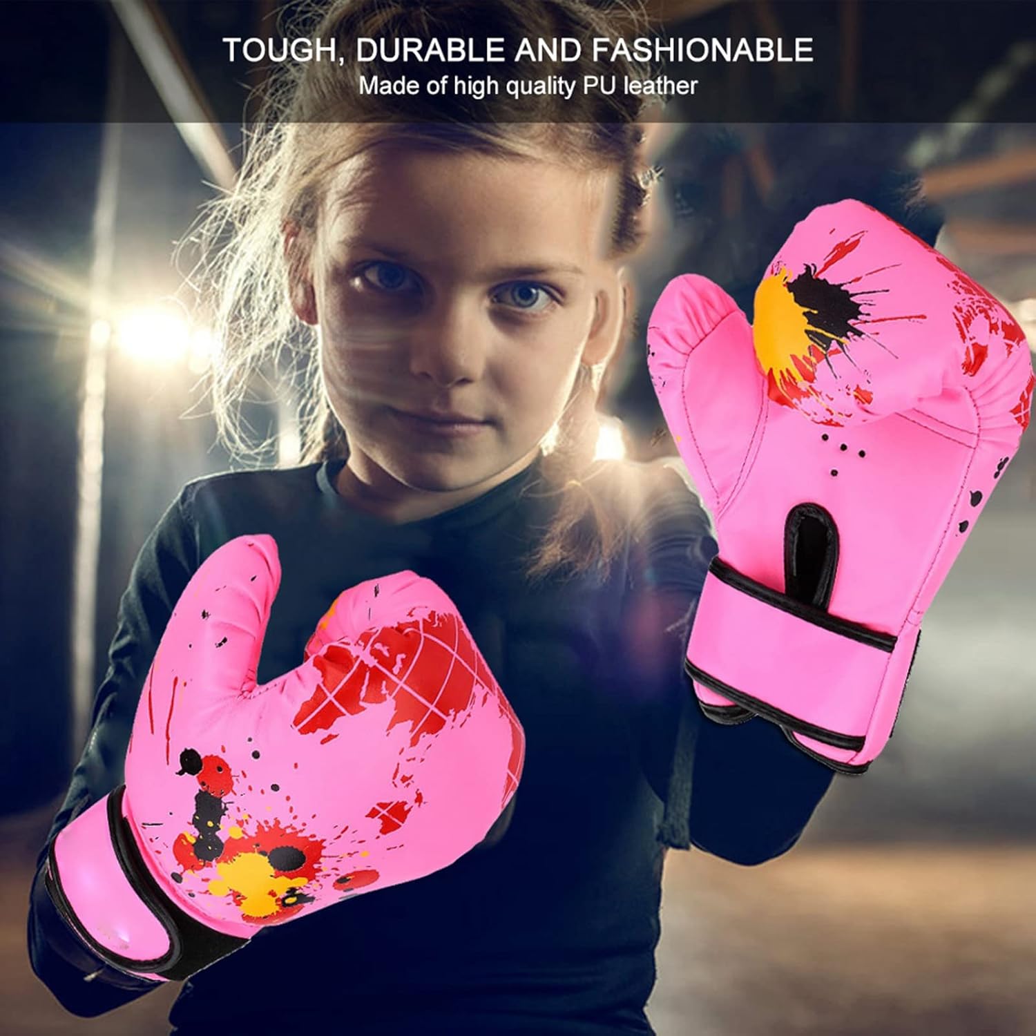 Children's Boxing Gloves for Boys and Girls, Training Gloves for Mittens for Kids, Boxing Gloves Suitable for Children