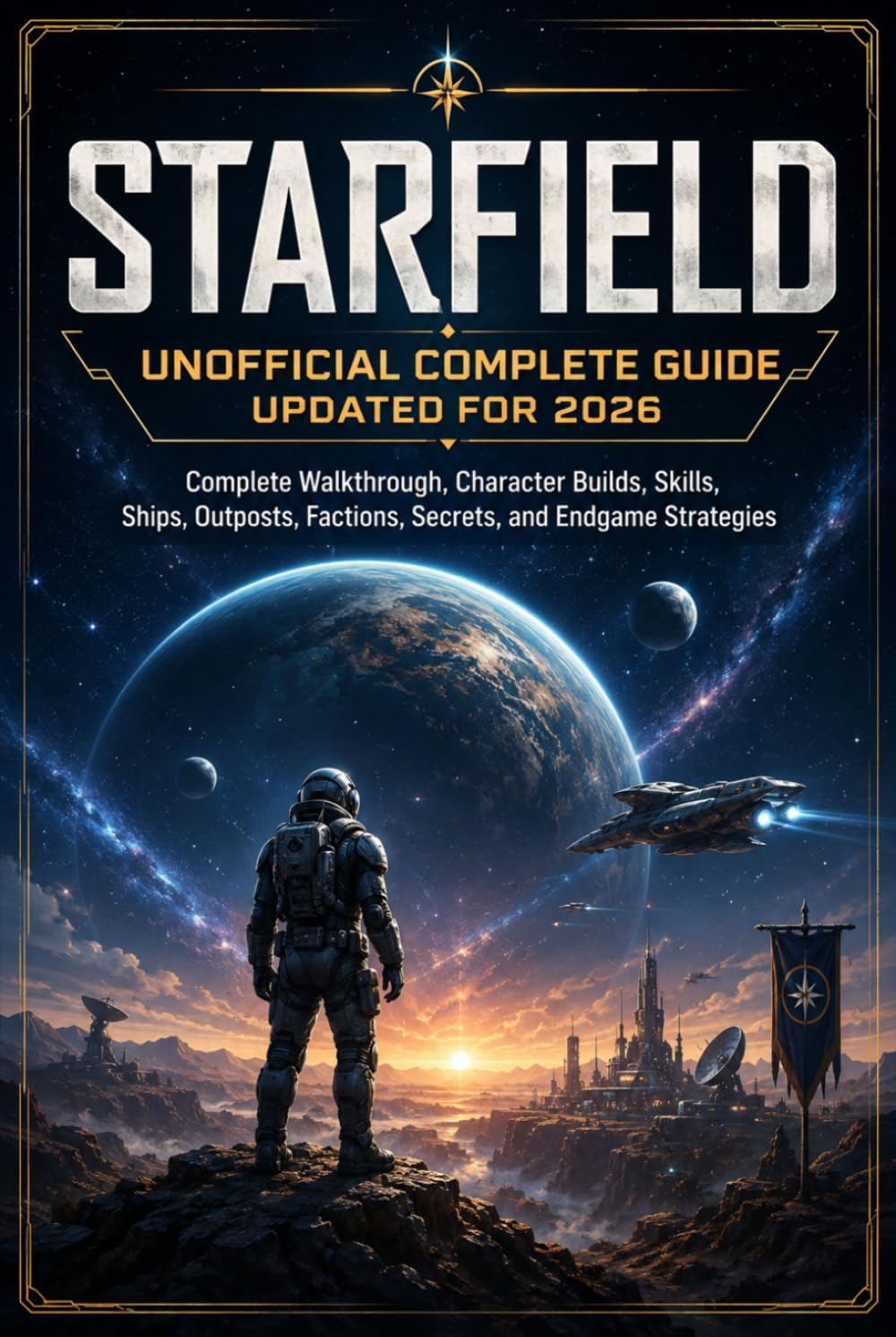 STARFIELD UNOFFICIAL COMPLETE GUIDE UPDATED FOR 2026: Complete Walkthrough, Character Builds, Skills, Ships, Outposts, Factions, Secrets, and Endgame Strategies