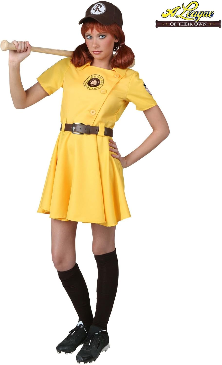 A League of Their Own Adult Kit Costume | Women's Racine Belles Baseball Uniform | Halloween Movie Outfit - Image 2
