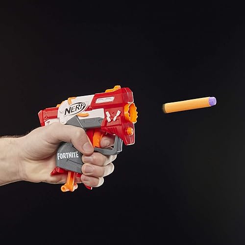 Miniatura 7 de Nerf Fortnite Ts Microshots - Lanzador de juguete para disparar dardos y 2 dardos oficiales de élite