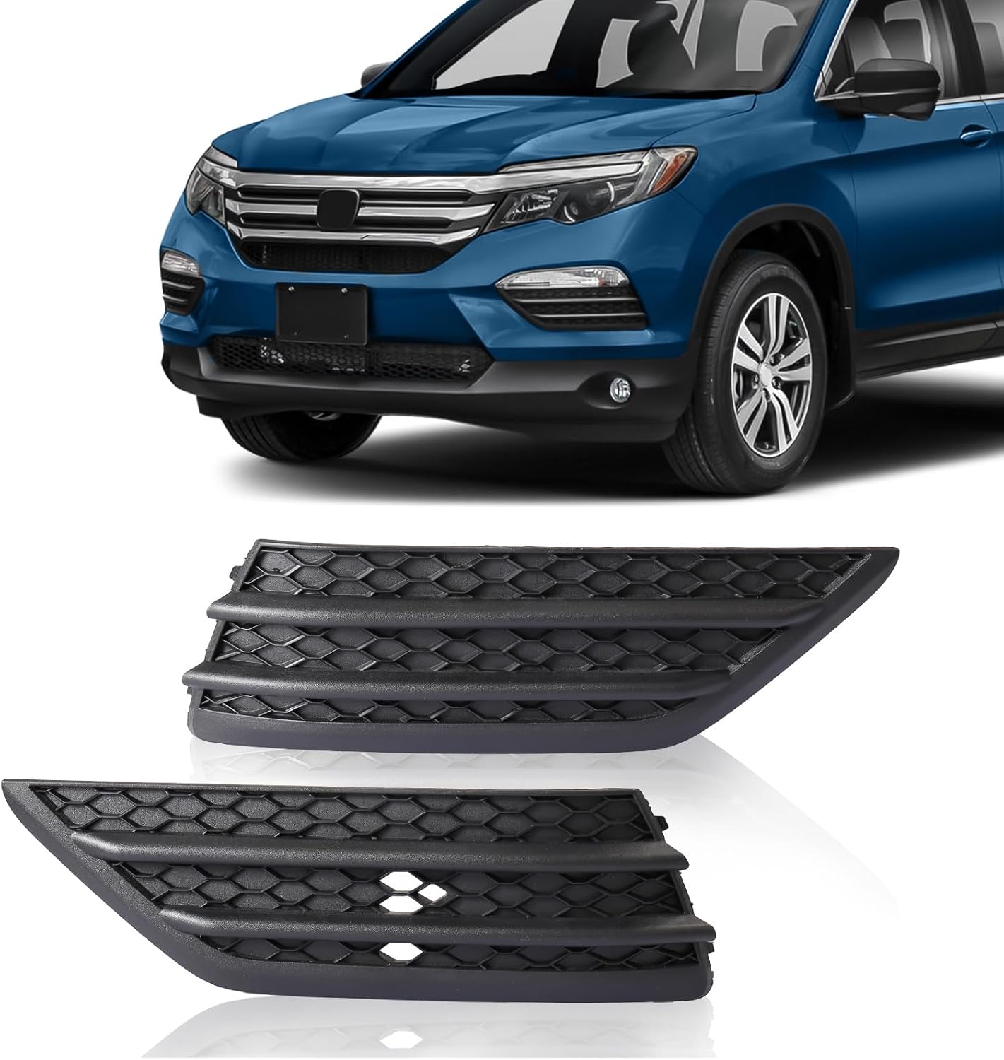 Fog Light Cover Compatible with 2016 2017 2018 Honda Pilot Replacement for 71102TG7A00 HO1039130 Passenger Side