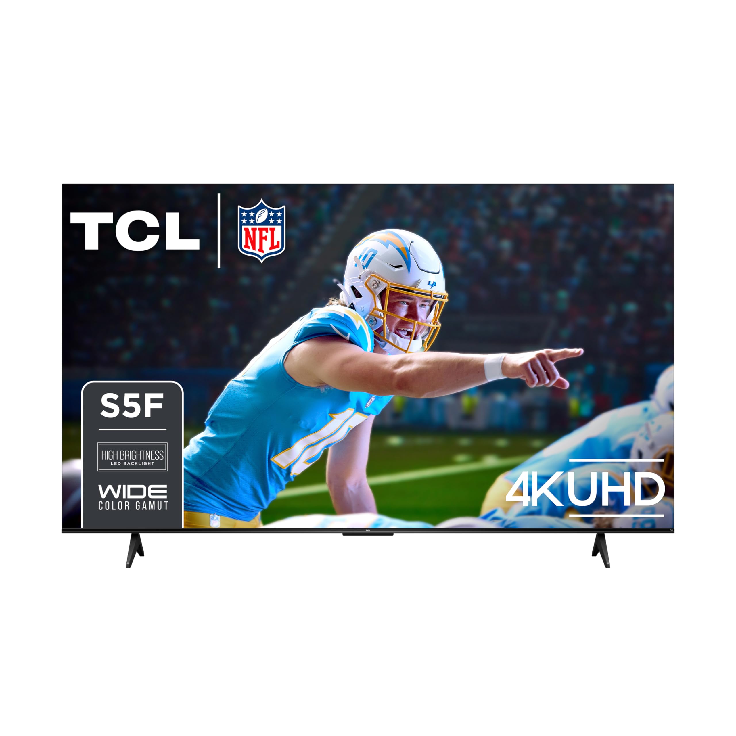 tcl 75-inch class s5 uhd 4k led smart tv with fire tv 75s551f 2024 model dolby vision hdr pro dolby atmos alexa built-in with voice remote apple airplay 2 compatibility streaming television