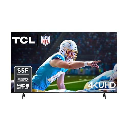 TCL 75-Inch Class S5 UHD 4K LED Smart TV with Fire TV (75S551F, 2024 Model), Dolby Vision, HDR PRO+, Dolby Atmos, Alexa Built-in with Voice Remote, Apple AirPlay 2 Compatibility, Streaming Television - 75 inches - TV only
