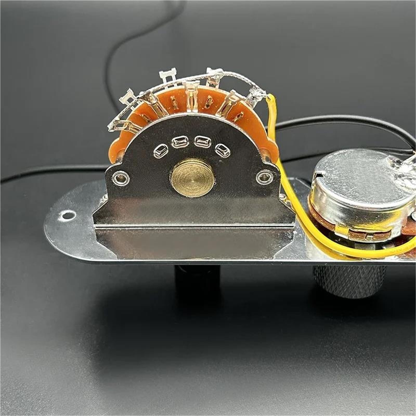 Kit Arnés Precableado Potenciómetro Push Pull de 250 K precableado vintage para circuito de separación de bobinas de guitarra modelo TL(V and T Push Pull)