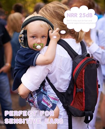 Miniatura 4 de PROHEAR 032 - Protección de oídos para niños, NRR 25dB, orejeras para niños, diadema ajustable, orejeras de seguridad para eventos deportivos,