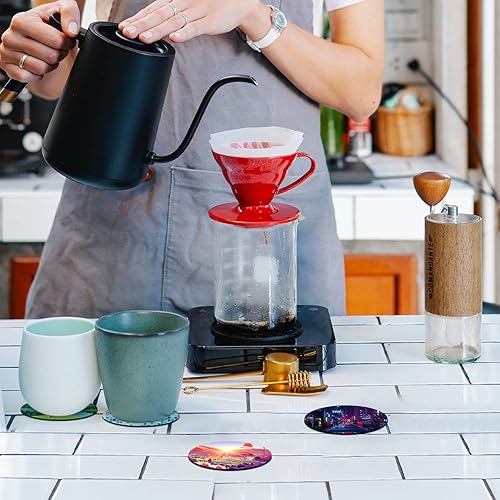 Miniatura 6 de 120 posavasos de automóvil de sublimación, posavasos absorbentes para portavasos de automóvil, posavasos de neopreno absorben derrames para mantener