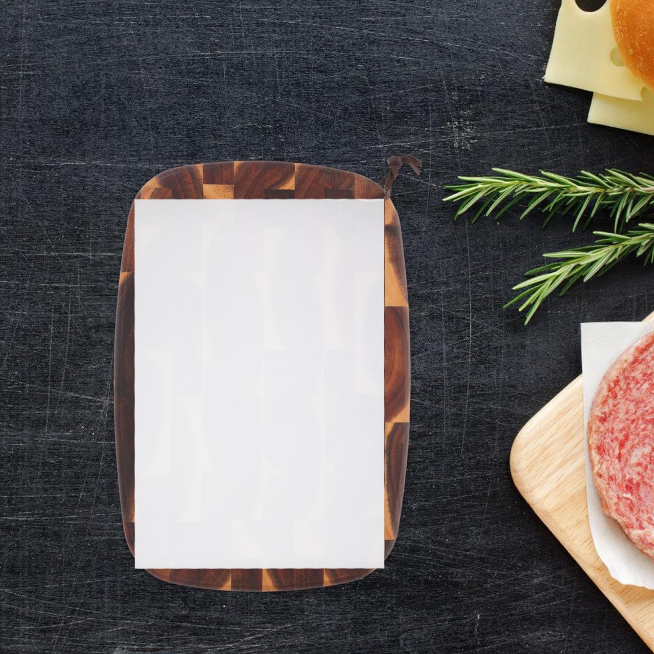 Disposable Cutting Board Mats Roll, 100ft Food Prep