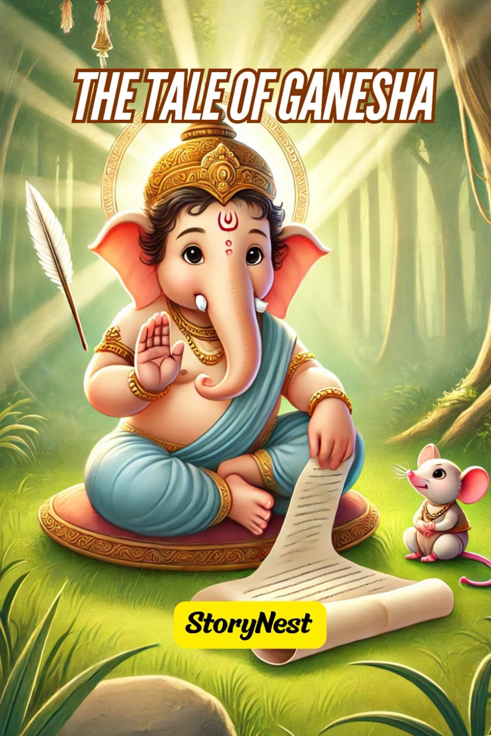 The Tale of Ganesha’s Broken Tusk: A Beautiful Indian Mythological Story About Wisdom, Patience, and Dedication for Kids