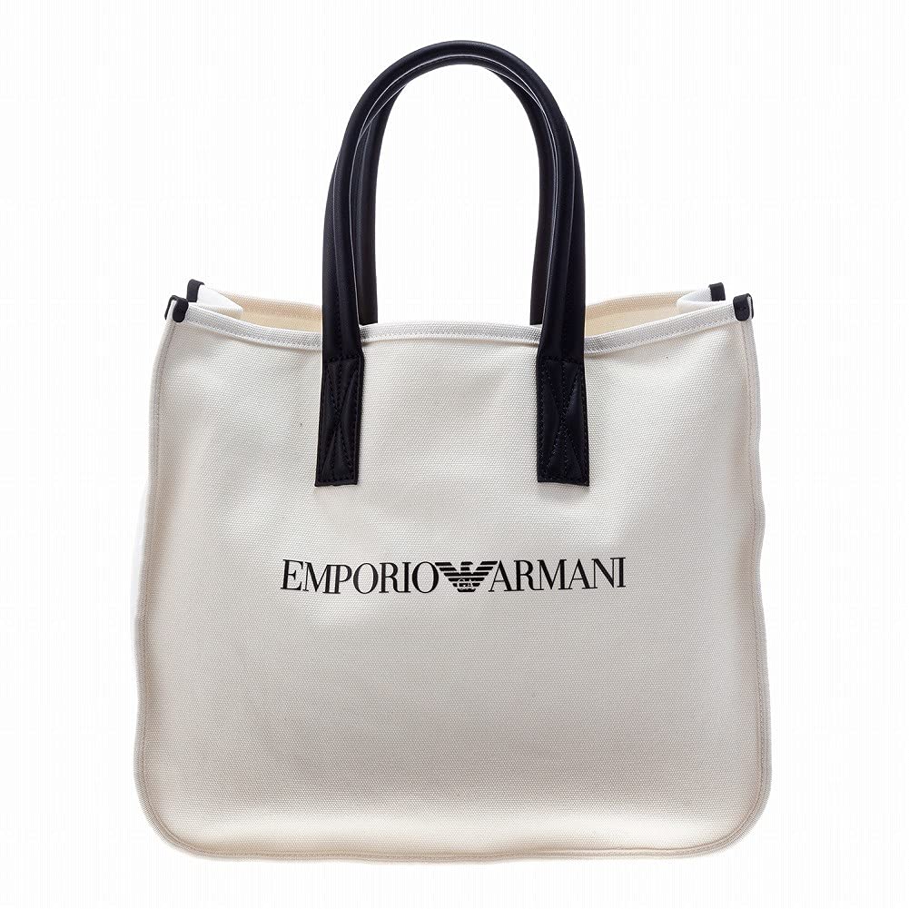 超美品 EMPORIO おごら ARMANI 雑誌掲載 ヤシの木柄トートバッグ